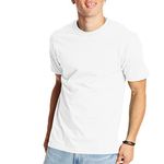 Hanes mensO5180Short Sleeve Beefy-t Short Sleeve T-Shirt - White - Medium