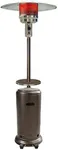 Hanover 7-Ft. 48,000 BTU Steel Propane Portable Patio Heater in Bronze, Sleek and Modern Umbrella Style Gas Outdoor Heater for Deck, Patio, or Backyard, Durable All-Weather Outdoor Heaters for Patio
