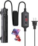SEAOURA Fish Tank Heater,Aquarium Heaters,50W Aquariums Betta Heating for 5-15 Gallon with LED Temperature Display