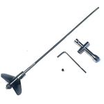 ZDingTech RC Boat Flex Shaft Prop UDI005-09 for UDI Arrow 5 RC Boat Parts,Steel Rope Parts for UDIRC 5 005 UDI005 UDI022 RC Boat Upgrade with Propellers,Mount(Flex Shaft Unit with Propellers)