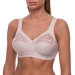 frugue Non Wired Comfort Wireless Support Bra Beige 34 E
