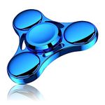 Vofolen Fidget Spinner Toy, Ultra Durable Stainless Steel Bearing High Speed 3-5 Mins Metal Finger Spinner, EDC ADHD Stress Anxiety Relief Fidget Toys for Kids Adults, Blue