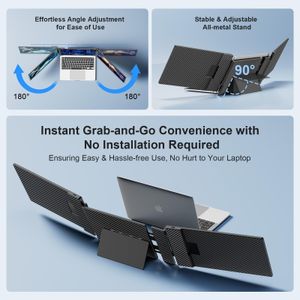 14-Inch Laptop Screen Extender – Portable Dual Monitor Display