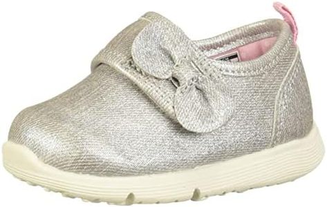 Carter's Every Step Girls Infant 1st Walker Turbo Fashion Sneaker, Grey, 5 Little Kid