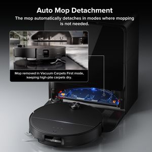 Roborock Saros 10 Robot Vacuum – Black