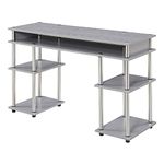 Convenience Concepts 131436GY Designs2Go Student Desk, Gray