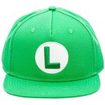 Nintendo Super Mario Luigi Green Snapback Cap