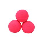 Zeekio Juggling Balls Taylor Tries Pro Set - [Set of 3] 8-Panel, Synthetic Leather, Circus Balls, Millet Filled (Pink)