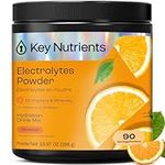 Key Nutrients 90 Servings Electrolytes No Sugar - Electrolyte Powder Packets - Electrolyte Powder - Hydratation Mix - Hydration Powder Lemonade Electrolyte Drink Mix - No Calories, Gluten Free Electrolytes Powder - Keto Friendly, Non GMO, Made in USA