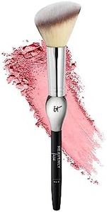 IT Cosmetics Heavenly Luxe French Boutique Blush Brush #4 - Angled Blush Brush for Cheeks - Liquid & Powder Blush Brush - Makeup Brush With Award-Winning Heavenly Luxe Hair