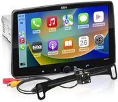 BOSS Audio Systems BCPA10RC Car Stereo System - Apple CarPlay, Android Auto, 10.1 Inch Single Din, Touchscreen, Bluetooth Audio and Hands-Free Calling, No CD Player, Backup Camera