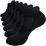 TANSTC Athletic Black Ankle Socks L