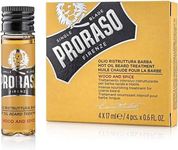 Proraso Wood and Spice Hot Oil Beard Treatment 4-Piece Set