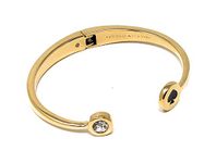 Kate Spade New York Spot The Spade Gold Tone Bangle Bracelet