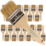 Pro Grade - Chip Paint Brushes - 24 Ea 2 Inch Chip Paint Brush Light Brown