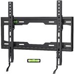 USX MOUNT Fixed TV Wall Mount with Low Profile for Most 26-60" Flat Screen TVs, Wall Mount TV Bracket with VESA Up to 400x400mm and 99lbs Loading, TV Mount Fits 8", 16" Wood Studs XFM090