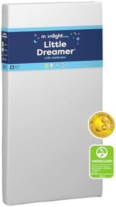 Moonlight Slumber Little Dreamer Crib Mattress - Firm, Dual Sided, Standard Size, Waterproof, 5in.