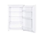 HADEN White Undercounter Larder Fridge - 130L Capacity, Two Adjustable Glass Shelves,Mechanical Temperature Control, and Manual Defrost - Compact Under Counter Fridge