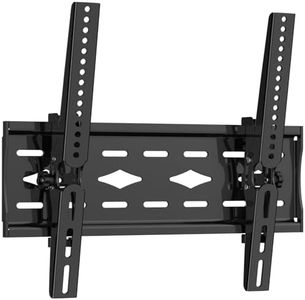 ZOGOZZ TV Wall Mount Bracket for Most 26-63 Inch TVs,4K LED LCD OLED Plasma Flat Curved Screen Low Profile Wall Mount, VESA Up to 400x400mm，Max Load115lbs,32 40 43 47 50 55 Inchs Tilt TV Mount