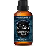 Five Guards Immunity Synergy Blend Health Shield Aromatherapy Essential Oils 30ml Pure Therapeutic Grade Natural Germ Fighter Clove Cinnamon Lemon Rosemary Eucalyptus Oil from tales of French Thieves