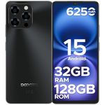 DOOGEE Note 58 Mobile Phones, (2025) Newest Android 15 Phone, 6250mAh 32GB+128GB/2TB Smart Phone, 6.75" HD+, 16MP+8MP, 4G Dual SIM Free Unlocked Mobile Phones, Face ID, Widevine L1, 5G WiFi/OTG/NFC