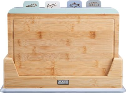 Cooks Professional Bamboo Chopping Board Set – 3-Piece Kitchen Cutting Boards