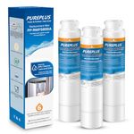 PUREPLUS Refrigerator Water Filter, Compatible with Frigidaire EPTWFU01, EWF02, Pure Source Ultra II, NIGELERO Ultrа II, 3Pack