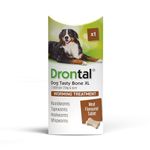 Drontal Tasty Bone XL Wormer Tablets for Large Dogs (Over 20kg) x 1 Tablet