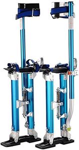 Drywall Stilts 24 to 40-inch Lightweight Aluminum Stilts for Adults For Putting Up Drywall, Wallpaper, Painting, or Electrical by Stalwart (Blue)