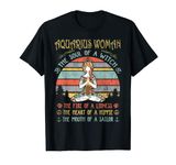 Aquarius Woman The Soul Of A Witch Vintage Birthday T-Shirt