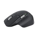 Logitech MX Master 3S - Wireless Performance Mouse with Ultra-Fast Scrolling, Ergonomic, 8K DPI, Glass Tracking, Silent Clicks, USB-C, Bluetooth, Windows, Linux, Chrome - Dark Gray