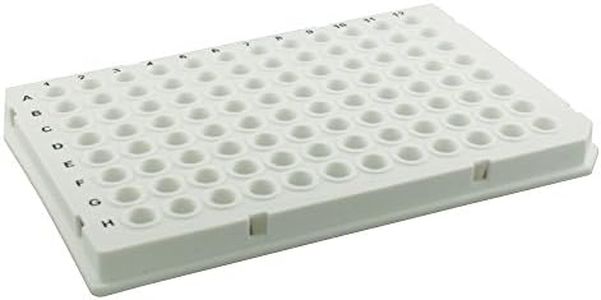 0.1ml 96-Well PCR Plate, Natural, Straight Sided, 10 Plates/Unit