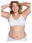 Naturana Women's Soft Cup Everyday Bra 86545, White, 36B