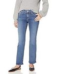 NYDJ Women's Petite Barbara Bootcut Jeans in Stretch Indigo Denim, Heyburn, 8 Petite