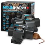 Mousinator Tunnel Rat Trap | 2-Pack | Dual-Entry Enclosed Rat Snap Traps for Indoor & Outdoor Use | Easy Set | Safe & Reusable Design | Easy to Clean | Effective Powerful Large Mouse Trap that Works