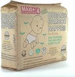 Beaming Baby Organic Bamboo Nappies Size 4, Maxi Plus, 3 Packs of 24 Bamboo Eco Nappies. Eco Friendly Bamboo Diapers for Your Beautiful Baby 6 to 12 Months