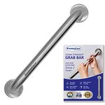 KosmoCare 304 Grade Stainless Steel Grab Bar, Wall Mounted Safety Straight Grab Bar for bathroom | Grab bars for toilet senior citizens | Toilet grab bar for elderly (10-inch Length - Pack of 2)