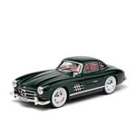 Cocoblinc 1 24 Mercedes-Benz 300Sl Model Car Sports Car Exclusive Alloy Metal Pull Back Die-Cast Car Diecast Metal Pullback Toy Car with Openable Doors & Light Music Toys for Kids - Green