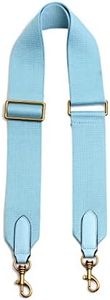 Jiesinlov Purse Strap for Handbag Adjustable Replacement Crossbody Bag Wide Canvas Shoulder Strap (Light Blue