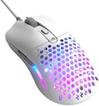 Glorious Model O Eternal Ultralight RGB Gaming Mouse - Wired - 55g Lightweight - Customizable RGB Lighting - 6 Programmable Buttons - Symmetrical Design - 12K DPI Optical Sensor - PC/Mac - White