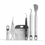 Cricut Basic Tool Set - 5-Piece Precision Tool Kit for Crafting and DIYs, Perfect for Vinyl, Paper & Iron-on Projects, Great Companion for Cricut Cutting Machines, Gray