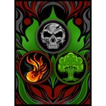 MTG All 26 Color Combination Guilds (Jund-Black/Red/Green)- 100ct Matte TCG Card Art Sleeves by Ai Armor