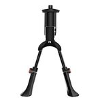 Shinycome Adjustable Mountain Road Bike Kickstand, Double Support, Aluminum, 24-29 Inch, Black, Alloy Steel