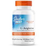 Doctor's Best Sustained Plus Immediate Release L-Arginine 500mg, 120 Bilayer Tablets
