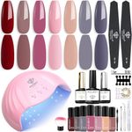 Modelones Gel Nail Polish Kit with 