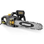 DOVAMAN 2400W Electric Chainsaw, 16 Inch Oregon Bar and Chain, SDS Auto-Tension System, 15m/s Chain Speed, 6m Power Cable, Auto Chain Lubrication, Powerful Chainsaw with Two Chains - DCS01A