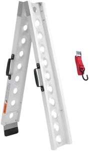 VENDAV Aluminum Motorcycle Ramp, 440 lbs Capacity, 84.56" x 7.16" Folding Dirt Bike Loading Ramp with Dual Carry Handles & Rubber Pad, Portable Bike & E-Bike Ramp for Pickup Trucks, Trailers & Sheds
