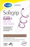Scholl Softgrip Ultima Class 1 Below The Knee Open Toe Stockings, Small, Natural (Pack Of 1)