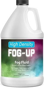 FogUp High Density Fog Juice - Extremely Long Lasting, High Output Thick Non-Toxic Odorless Water-Based Fog Machine Fluid - 1 Gallon, 128 fl oz for All Standard Fog Machines