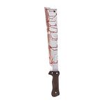 Stylex Realistic Foam Weapons Halloween Cosplay Fancy Dress Props Accessories (Killer Machete), Silver, Brown, Grey (Grau Grau), Real Red (t_546)